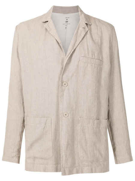  Osklen Linen Shirt Jacket - Neutrals 