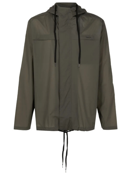  Osklen Logo-print Drawstring-hood Jacket - Green 