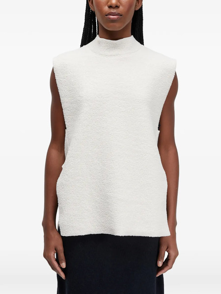  Osklen Maxi Roll-neck Top - White 