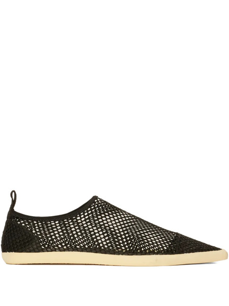  Osklen Mesh Pointed-toe Slip-ons - Black 
