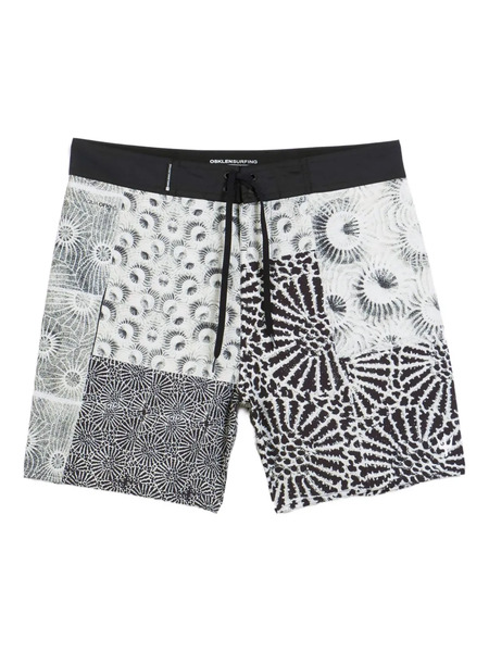  Osklen Patchwork Floral Shorts - White 