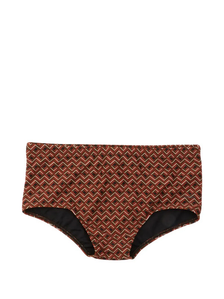  Osklen Patterned Swim Briefs - Brown 