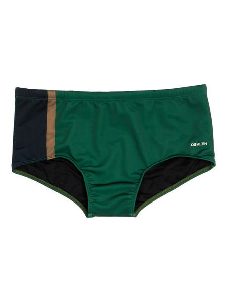  Osklen Riva Stripe-panel Swim Trunks - Green 