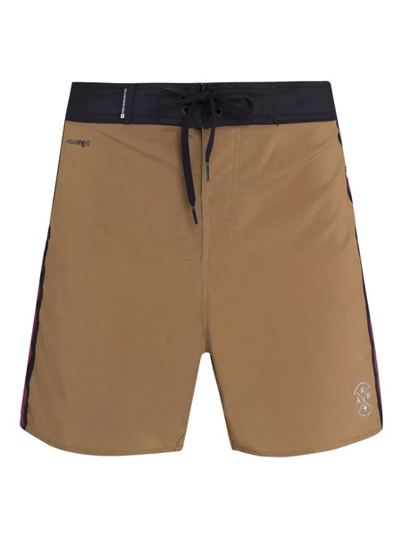  Osklen Side-stripe Bermuda Shorts - Brown 
