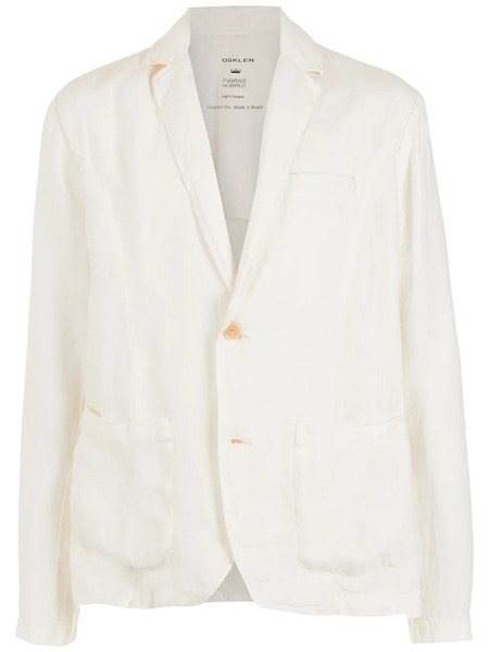 Osklen Single-breasted Linen Blazer - White 