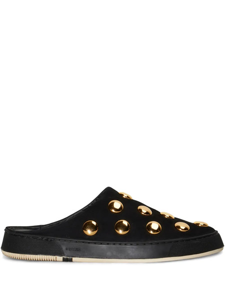  Osklen Soho Flat Mules - Black 