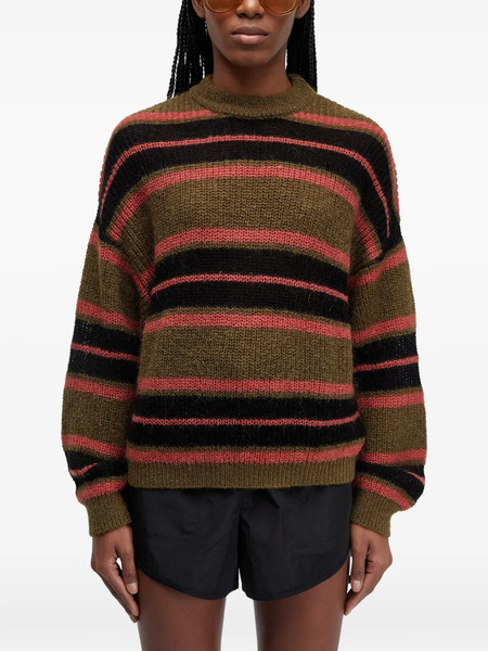  Osklen Striped Long-sleeve Sweater - Brown 