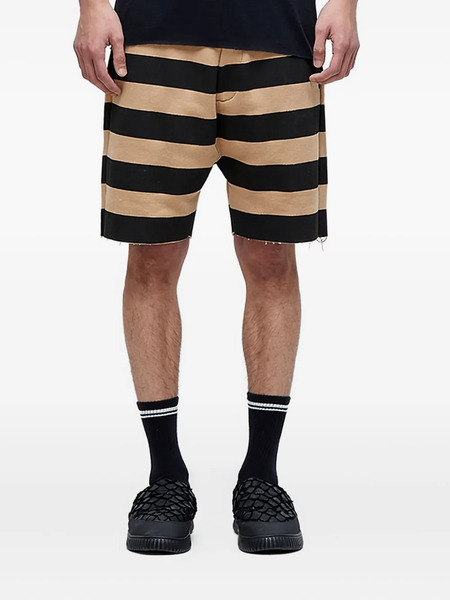  Osklen Striped-pattern Bermuda Shorts - Black 