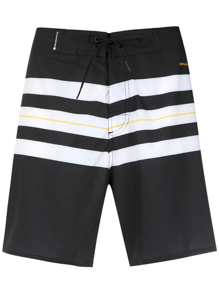  Osklen Striped Swim Trunks - Black 