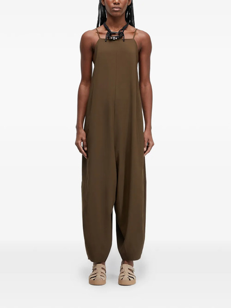  Osklen Superlight Baloon Square-neck Jumpsuit - Brown 