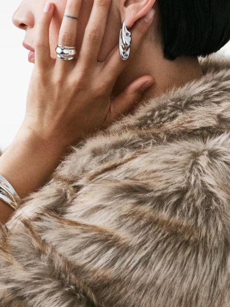  Otiumberg Wave Silver Ring 