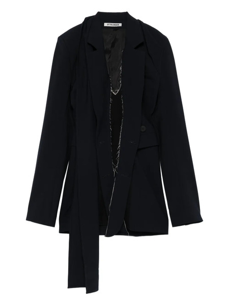  Ottolinger Drape Belted Mini Dress - Black 