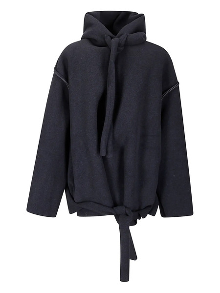  Ottolinger Drawstring-hood Laser-cut Jacket - Blue 