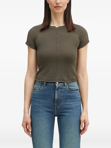  Ottolinger Knitted Short-sleeve Top - Green 