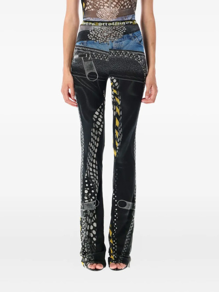  Ottolinger Mesh Printed Trousers - Black 