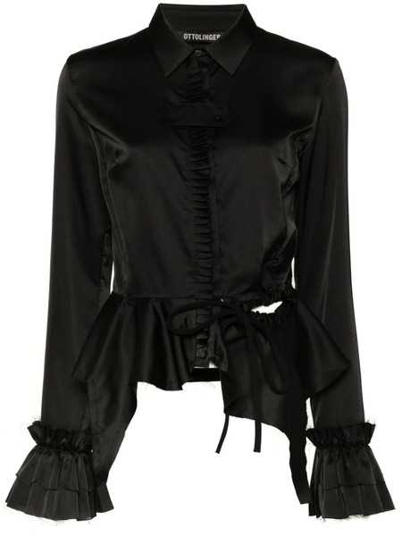  Ottolinger Ruffled Shirt - Black 