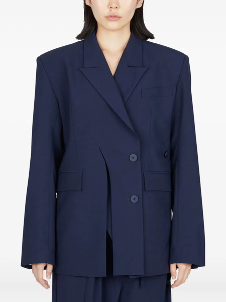  Ottolinger Signature Split Double-breasted Blazer - Blue 