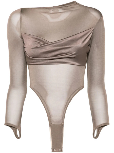  Oude Waag Draped Top - Grey 