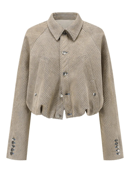  Oude Waag Striped Jacket - Neutrals 