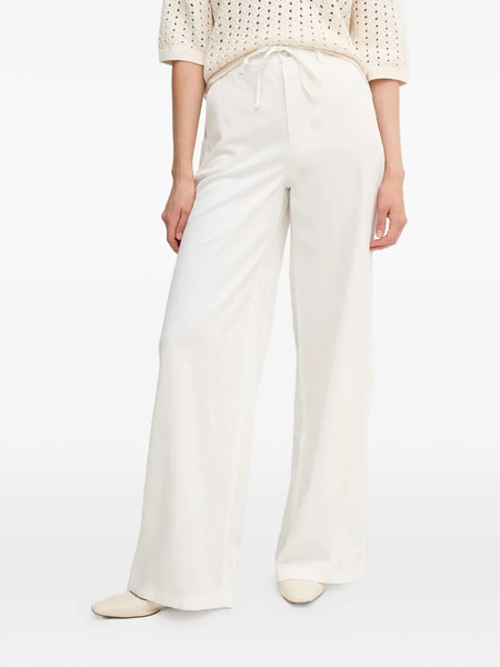  Oui Drawstring Trousers - White 