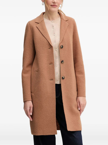  Oui Single-breasted Coat - Brown 