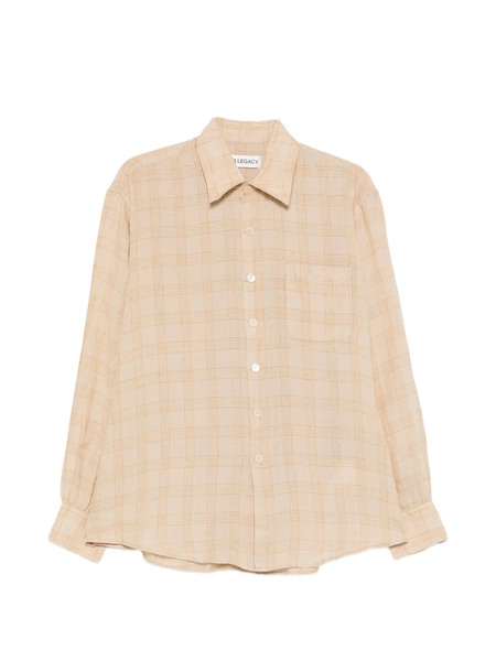  Our Legacy Above Checked-pattern Shirt - Neutrals 