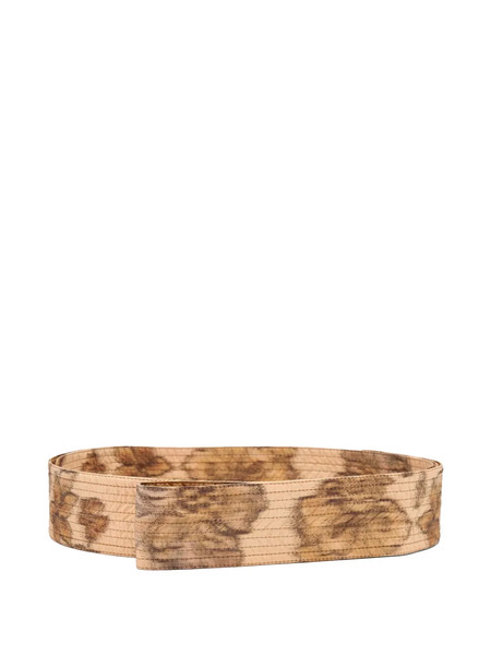  Our Legacy Flower-jacquard Belt - Neutrals 