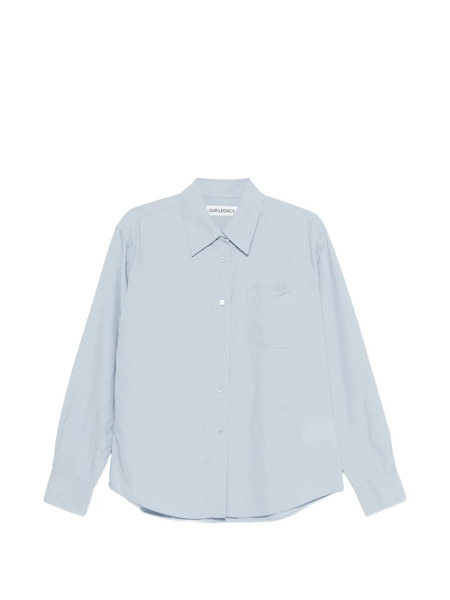  Our Legacy Forever Patch-pocket Shirt - Blue 