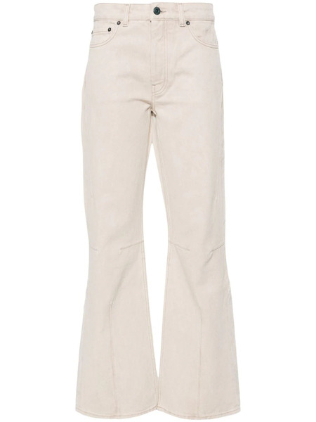  Our Legacy Moto-cut Flared Jeans - Neutrals 