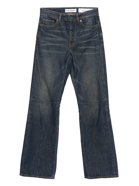  Our Legacy Moto Cut Jeans - Blue 