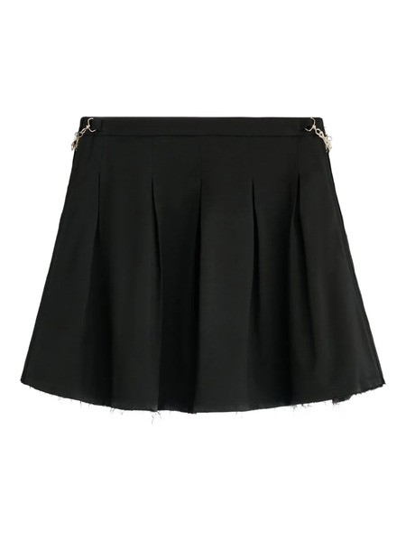 Our Legacy Object Frayed Pleated Skirt - Black 