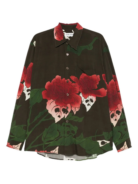  Our Legacy Patch-pocket Shirt - Brown 