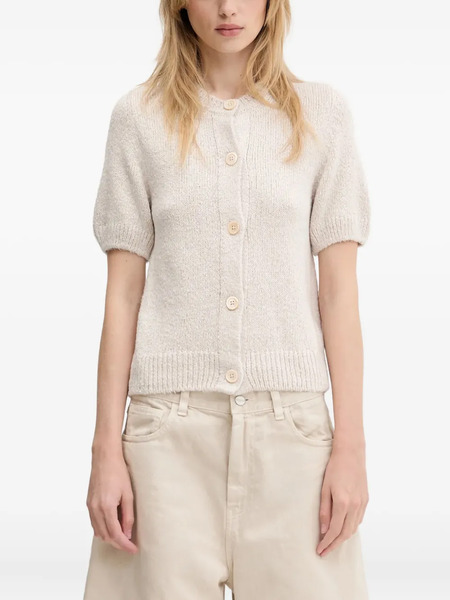  Our Legacy Puff-sleeve Button Cardigan - Neutrals 