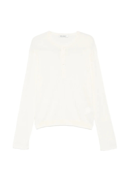  Our Legacy Ribbed-knit T-shirt - Neutrals 