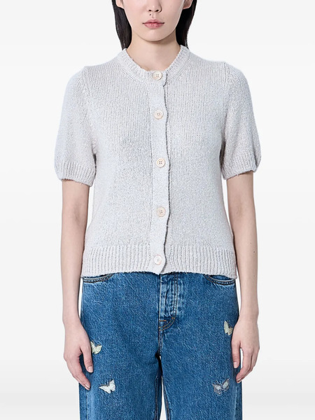  Our Legacy Silk Knit Button Top - Neutrals 