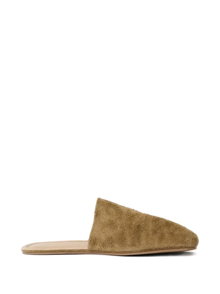  Our Legacy Speckled Suede Slippers - Neutrals 