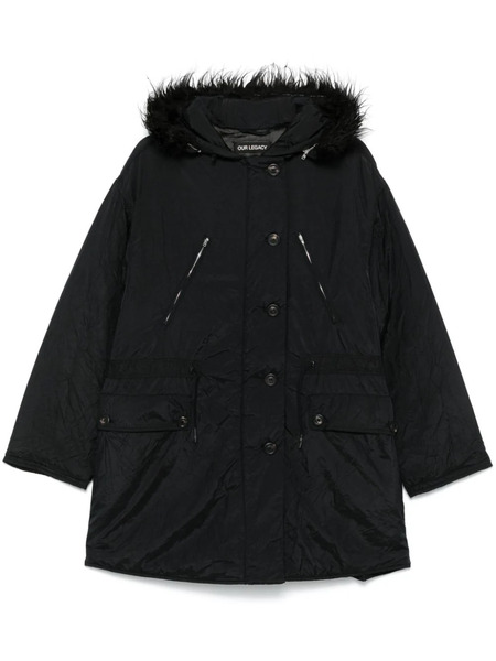  Our Legacy Subtle Parka Coat - Black 