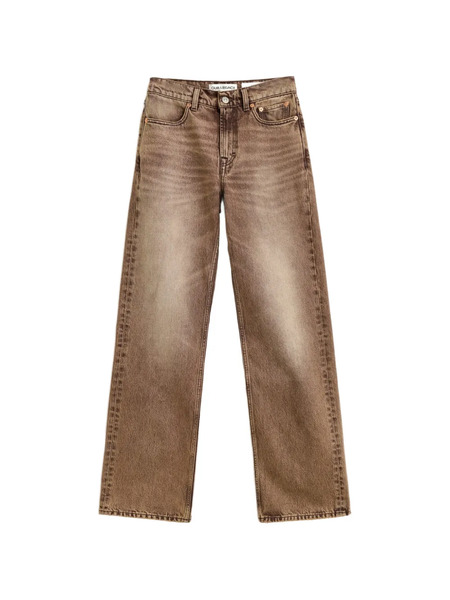  Our Legacy Wata Cut Washed-effect Jeans - Brown 