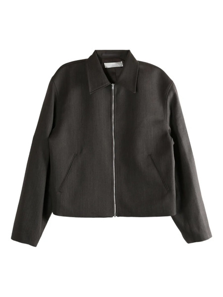  Our Legacy Zip-front Textured Jacket - Brown 