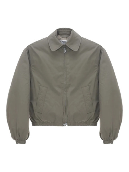  Our Legacy Zip-up Elasticated-cuff Jacket - Green 