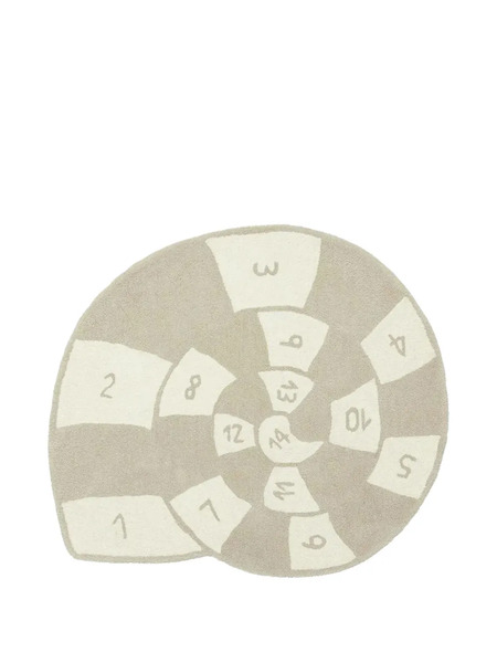  Oyoy Numbers Shell Rug - Neutrals 
