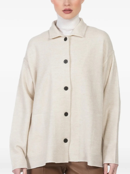  Oyuna Button-fastening Cardigan - Neutrals 