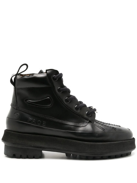  Pace Duck V2 Leather Ankle Boots - Black 