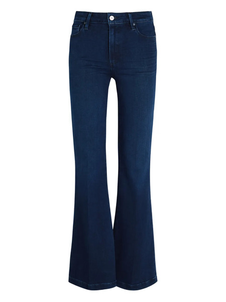  Paige Button-fastening Flared Jeans - Blue 