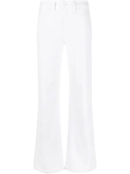  Paige Multiple-pocket Denim Jeans - White 