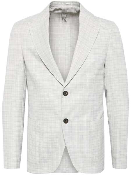  Pal Zileri Micro Check Blazer - Grey 