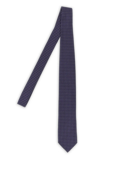  Pal Zileri Patterned-jacquard Tie - Purple 