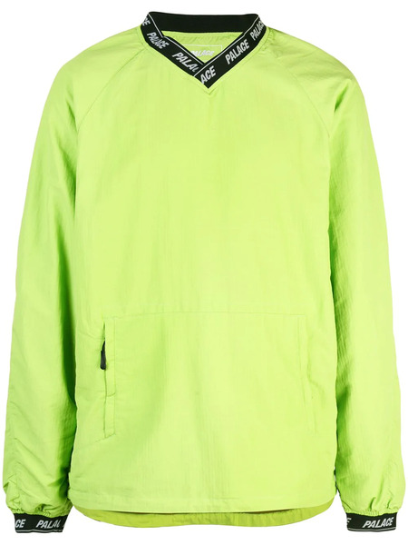  Palace Aslan Shell Logo-trim Overshirt - Green 