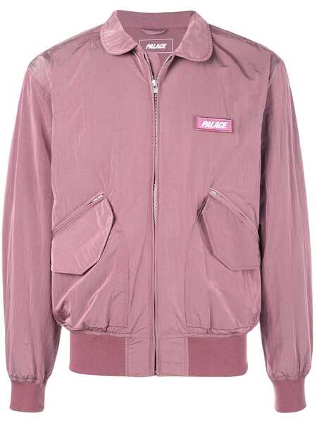  Palace F-light Logo-patch Jacket - Pink 
