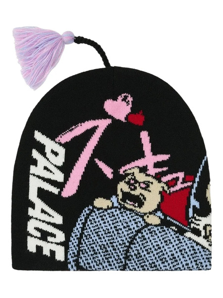  Palace Rear View Beanie - Black 